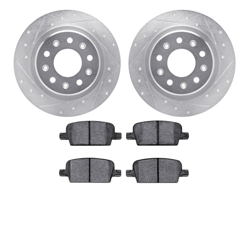Dynamite Friction 7502-47050 Disc Brake Kit - Rear