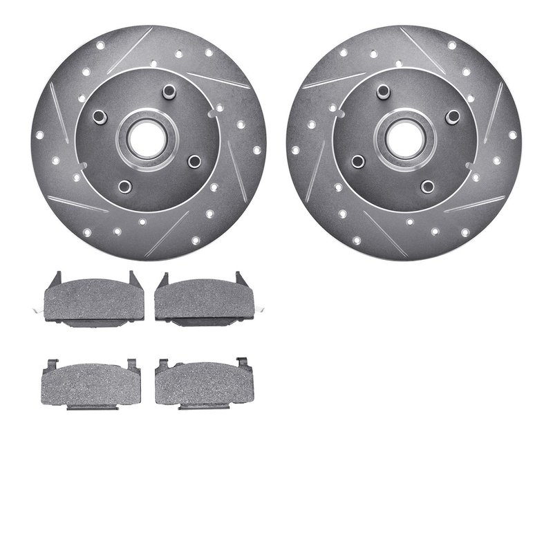 Dynamic Friction 7502-47060 Disc Brake Kit - Front
