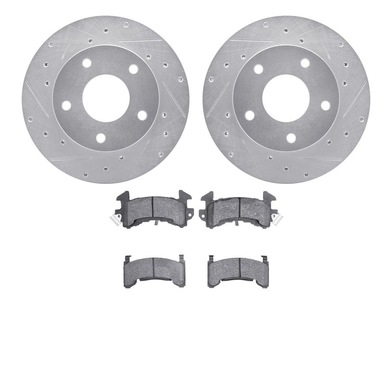 Dynamite Friction 7502-47070 Disc Brake Kit - Rear
