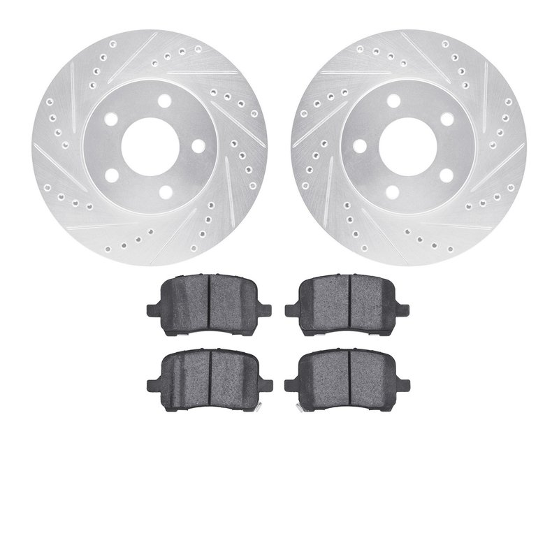 Dynamite Friction 7502-47200 Disc Brake Kit - Front