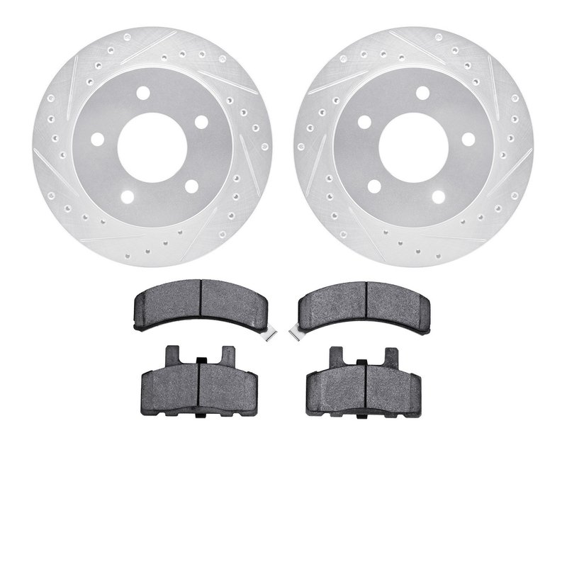 Dynamite Friction 7502-48004 Disc Brake Kit - Front