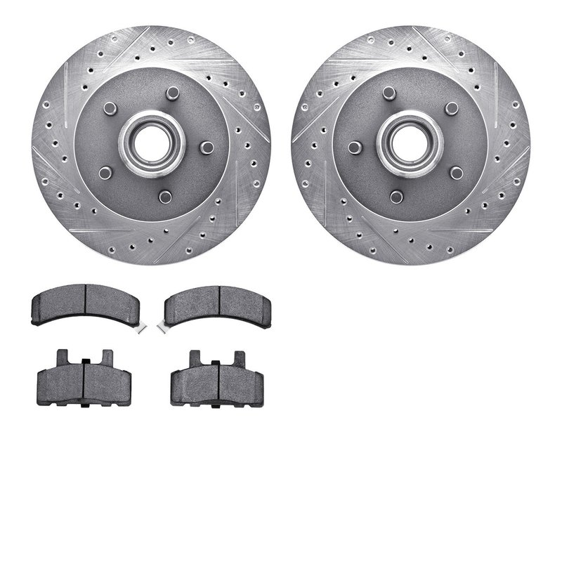 Dynamite Friction 7502-48027 Disc Brake Kit - Front