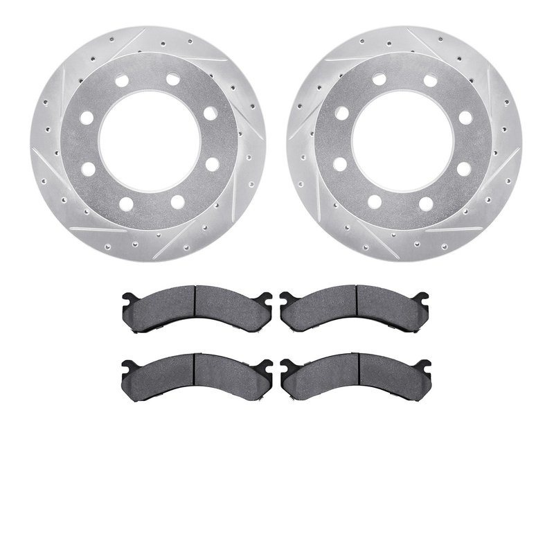 Dynamite Friction 7502-48050 Disc Brake Kit - Rear