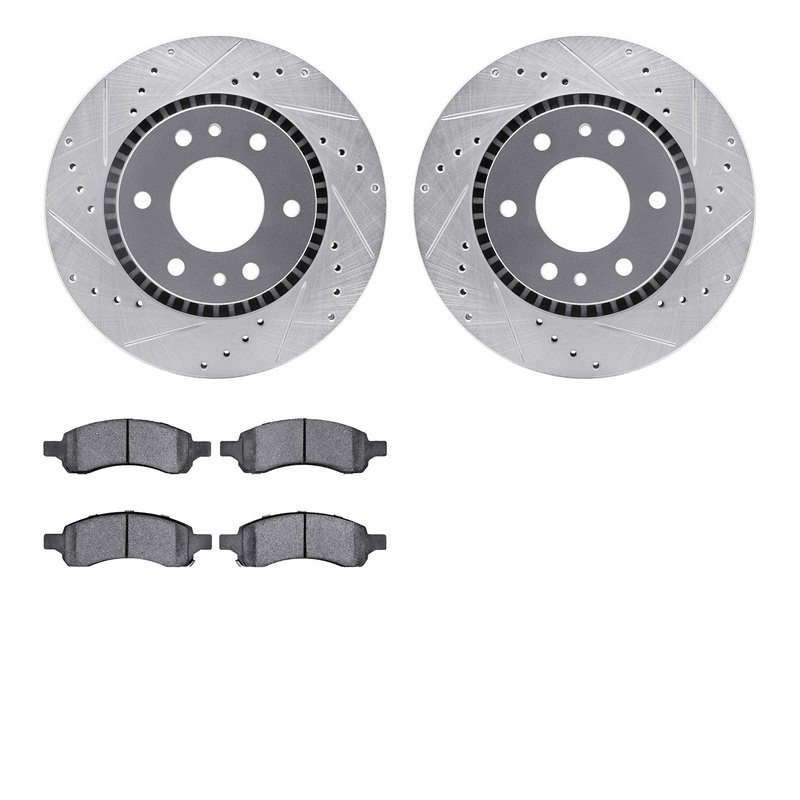 Dynamite Friction 7502-48059 Disc Brake Kit - Front