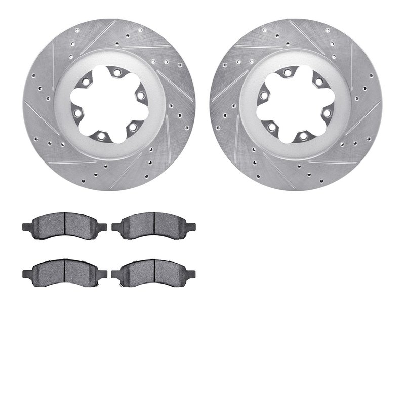 Dynamite Friction 7502-48060 Disc Brake Kit - Front