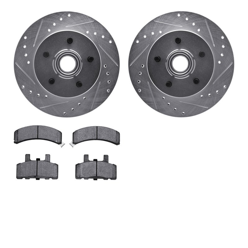 Dynamite Friction 7502-48126 Disc Brake Kit - Front