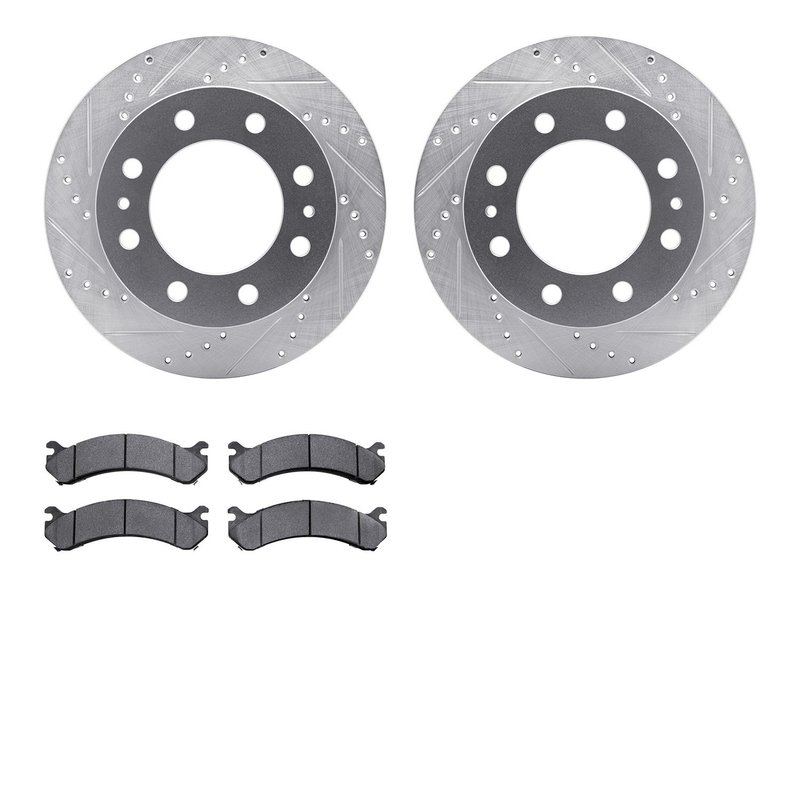 Dynamite Friction 7502-48300 Disc Brake Kit - Front
