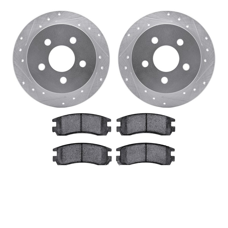 Dynamite Friction 7502-52002 Disc Brake Kit - Rear