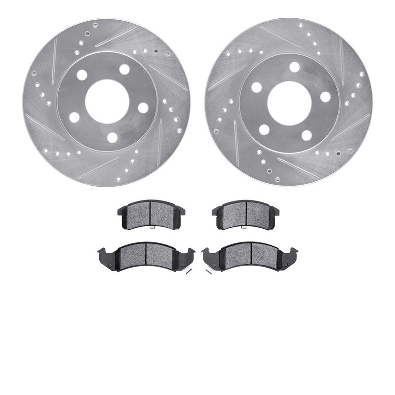 Dynamite Friction 7502-52035 Disc Brake Kit - Front