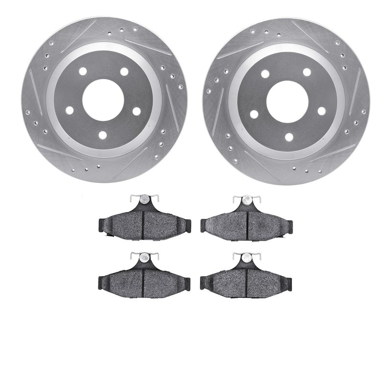 Dynamite Friction 7502-52043 Disc Brake Kit - Rear