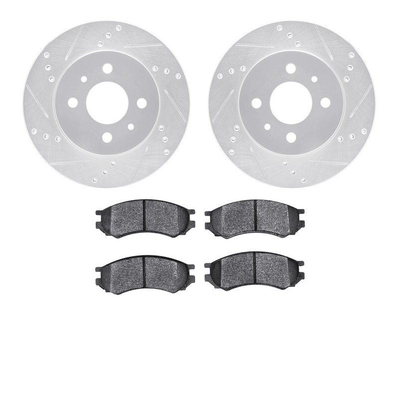 Dynamic Friction 7502-53001 Disc Brake Kit - Front
