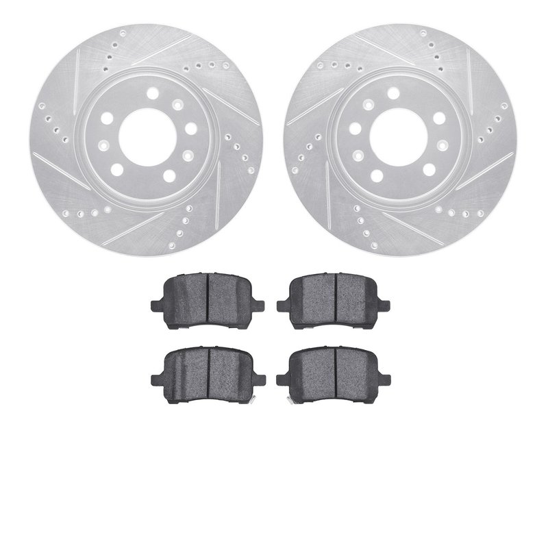 Dynamite Friction 7502-53005 Disc Brake Kit - Front
