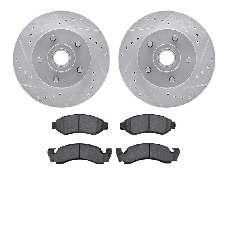 Dynamic Friction 7502-54004 Disc Brake Kit - Front