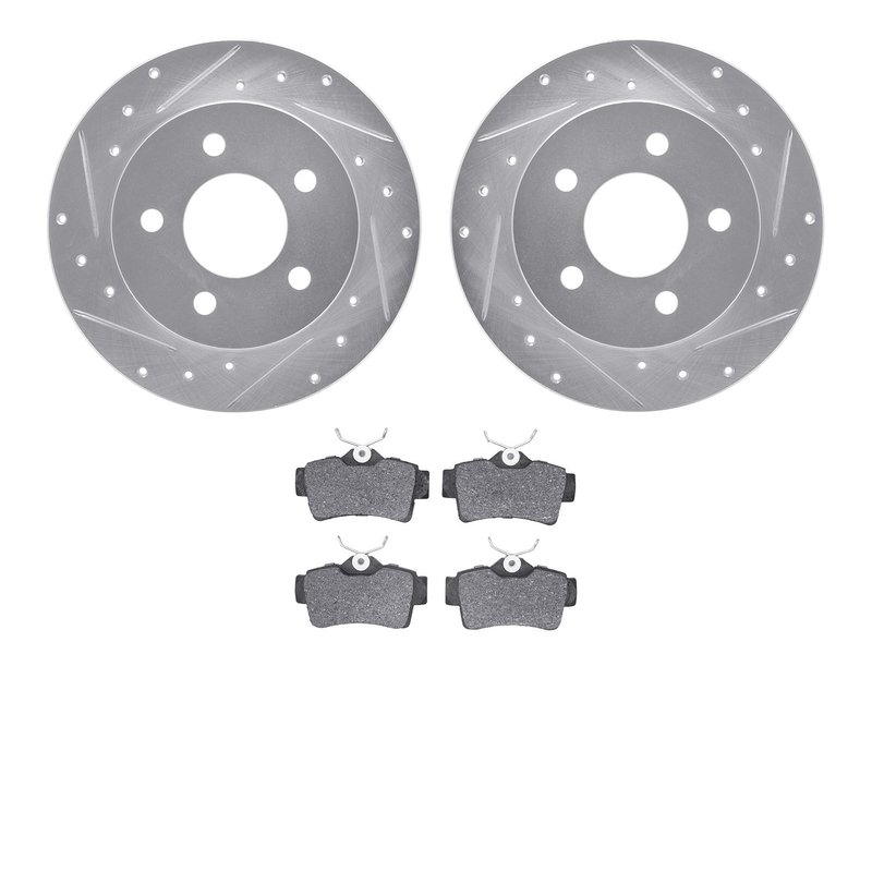 Dynamite Friction 7502-54007 Disc Brake Kit - Rear