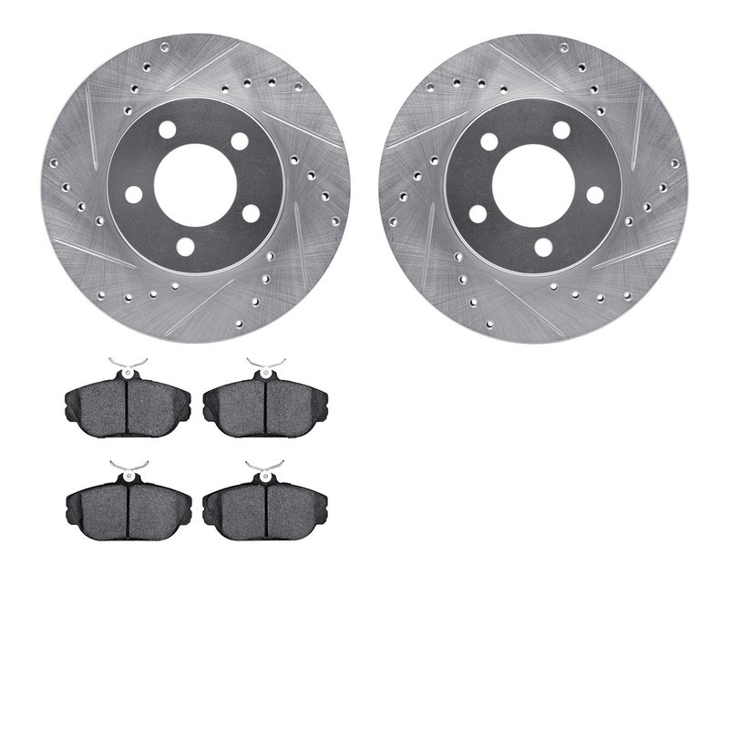 Dynamite Friction 7502-54009 Disc Brake Kit - Front
