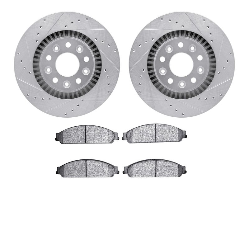 Dynamite Friction 7502-54021 Disc Brake Kit - Front