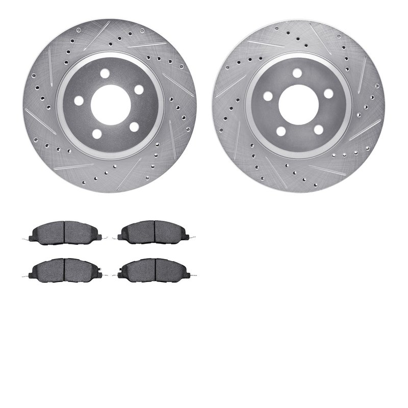 Dynamite Friction 7502-54028 Disc Brake Kit - Front