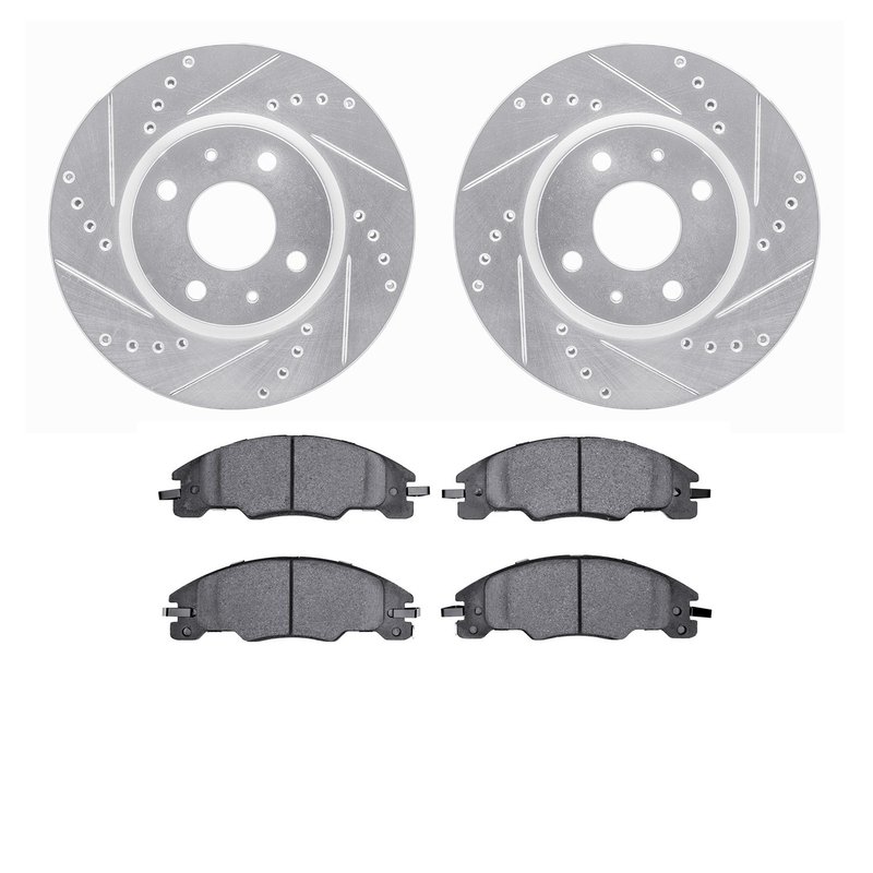 Dynamite Friction 7502-54036 Disc Brake Kit - Front