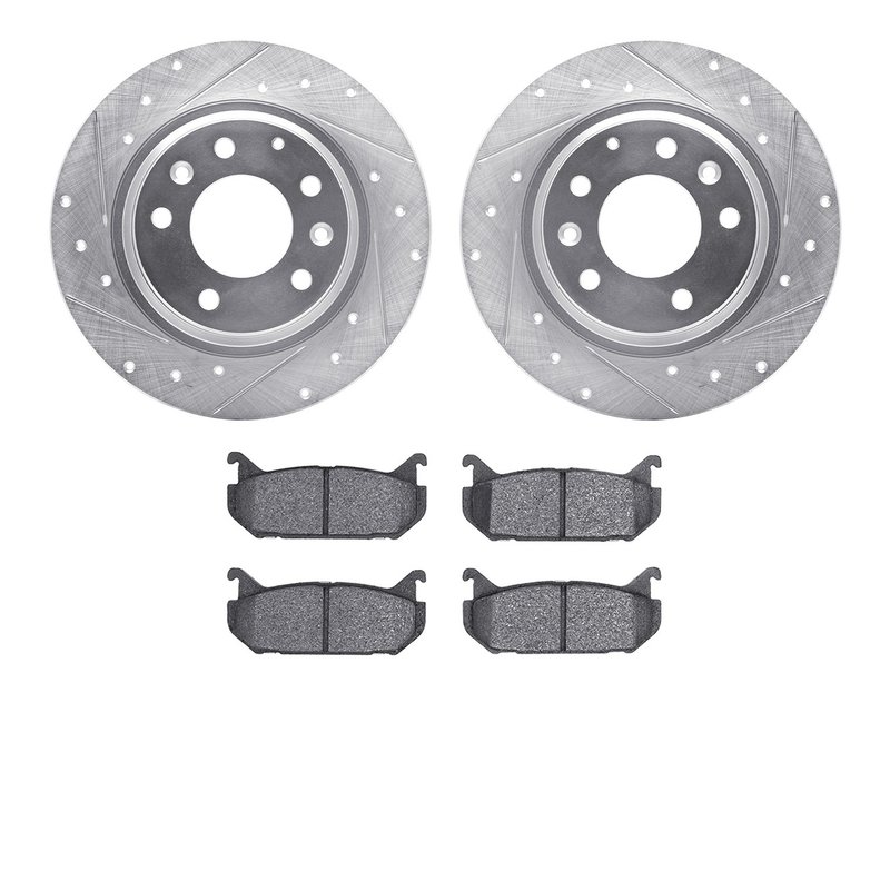 Dynamite Friction 7502-54042 Disc Brake Kit - Rear