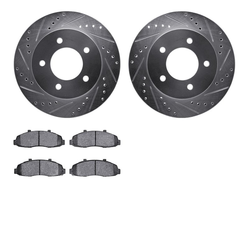 Dynamite Friction 7502-54080 Disc Brake Kit - Front