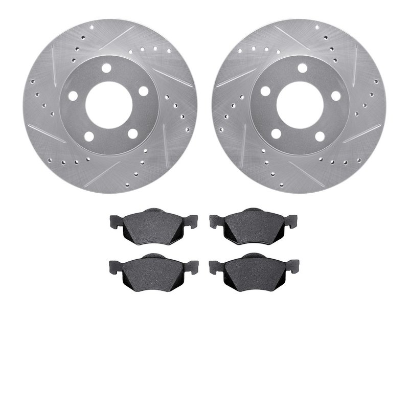 Dynamite Friction 7502-54144 Disc Brake Kit - Front
