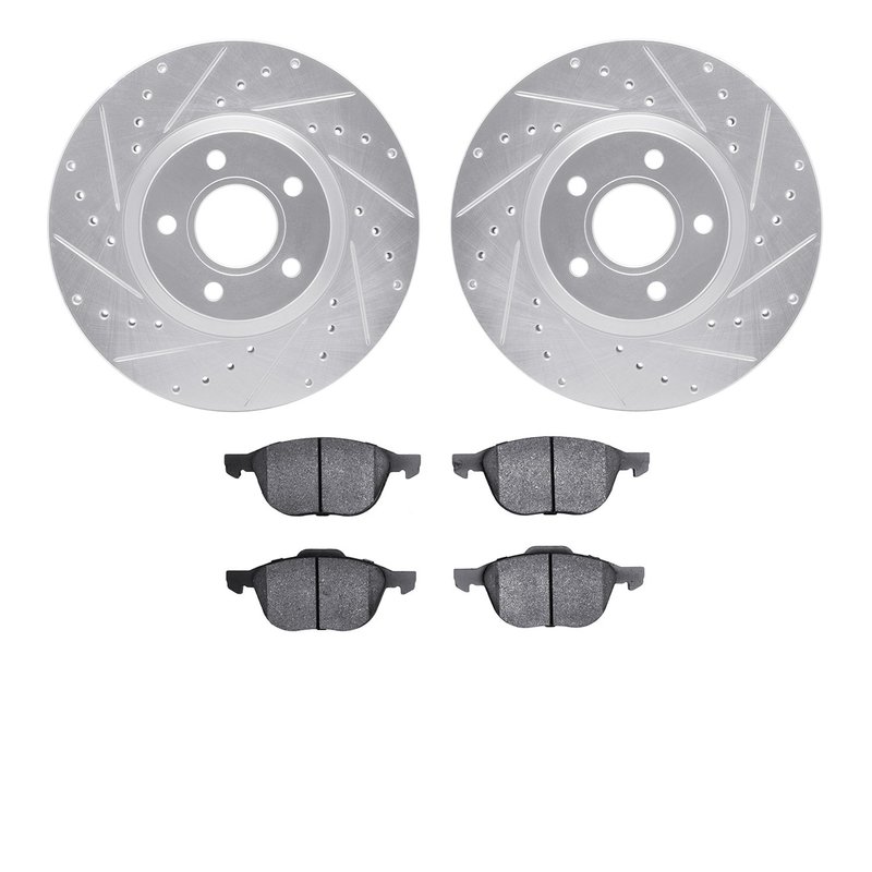 Dynamite Friction 7502-54167 Disc Brake Kit - Front