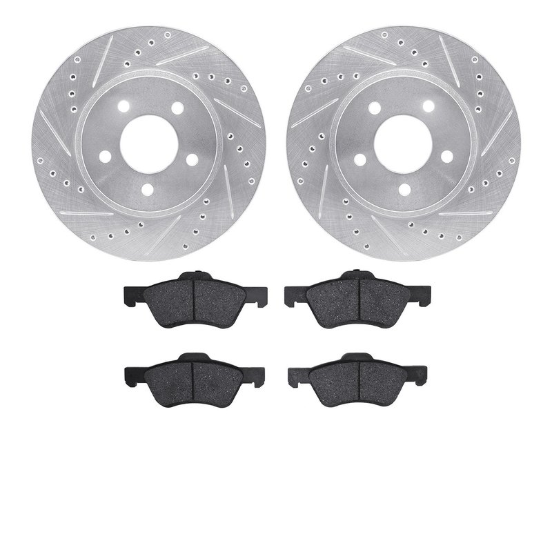 Dynamite Friction 7502-54169 Disc Brake Kit - Front
