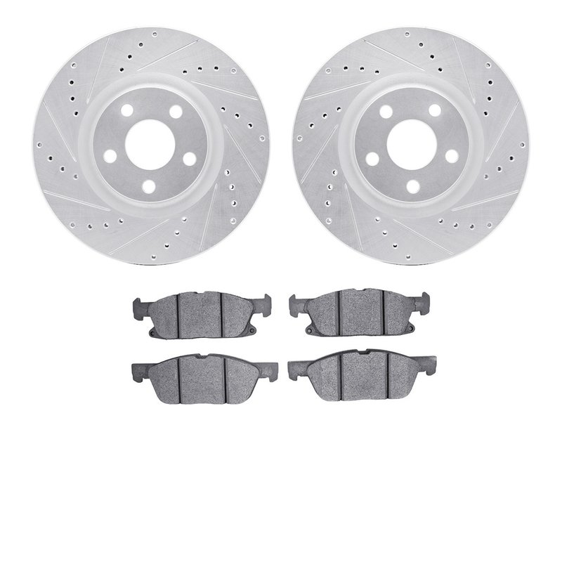 Dynamite Friction 7502-54233 Disc Brake Kit - Front