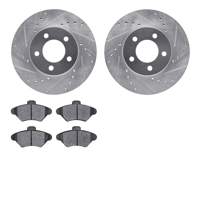 Dynamic Friction 7502-54354 Disc Brake Kit - Front