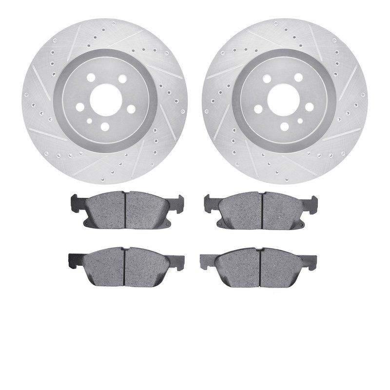 Dynamite Friction 7502-55004 Disc Brake Kit - Front