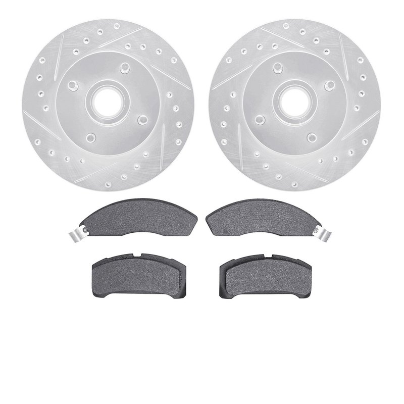 Dynamite Friction 7502-55055 Disc Brake Kit - Front