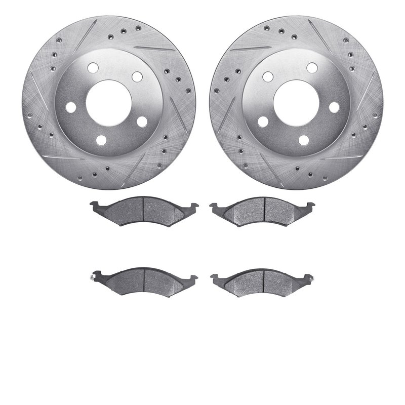 Dynamite Friction 7502-55069 Disc Brake Kit - Front