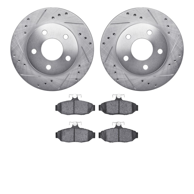 Dynamite Friction 7502-55071 Disc Brake Kit - Rear