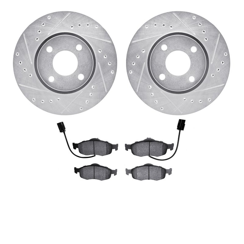 Dynamite Friction 7502-56011 Disc Brake Kit - Front