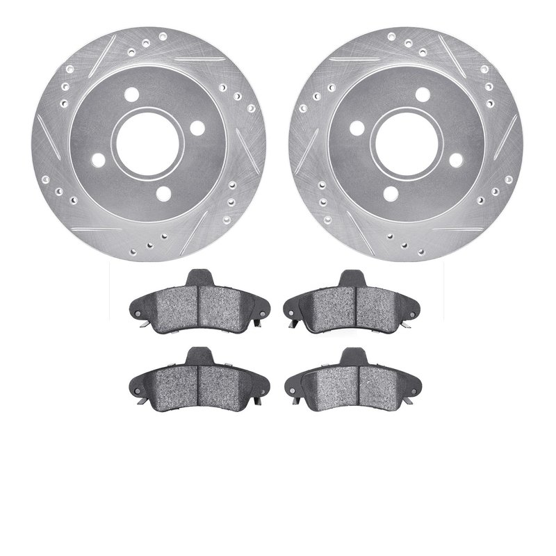 Dynamic Friction 7502-56068 Disc Brake Kit - Rear