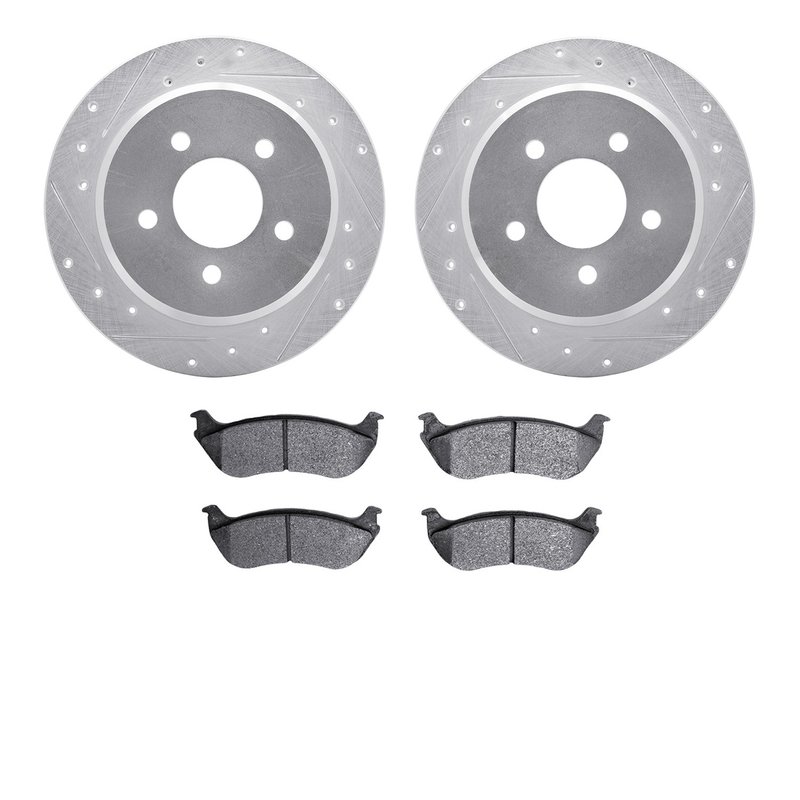 Dynamite Friction 7502-56077 Disc Brake Kit - Rear