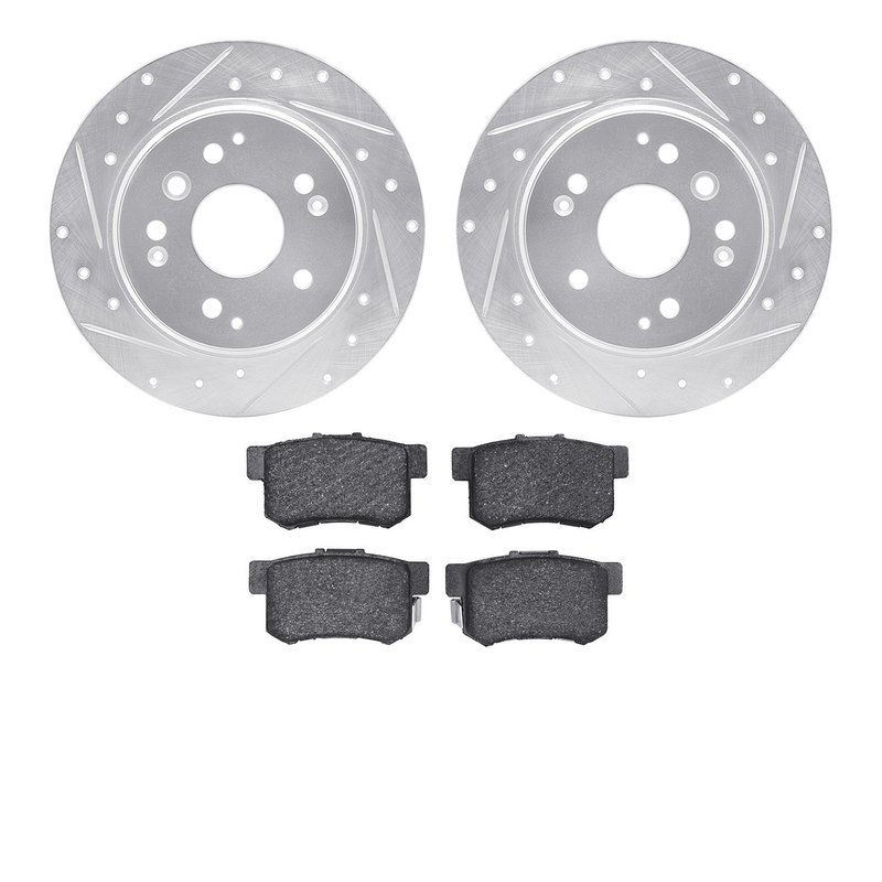 Dynamite Friction 7502-58021 Disc Brake Kit - Rear