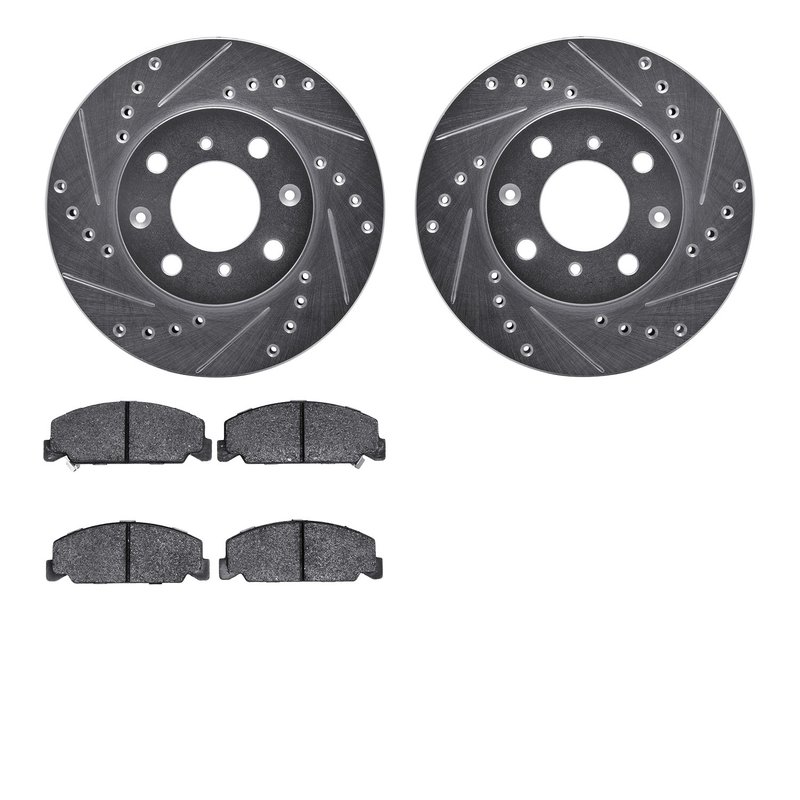 Dynamite Friction 7502-59004 Disc Brake Kit - Front