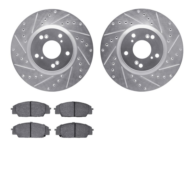 Dynamite Friction 7502-59358 Disc Brake Kit - Front