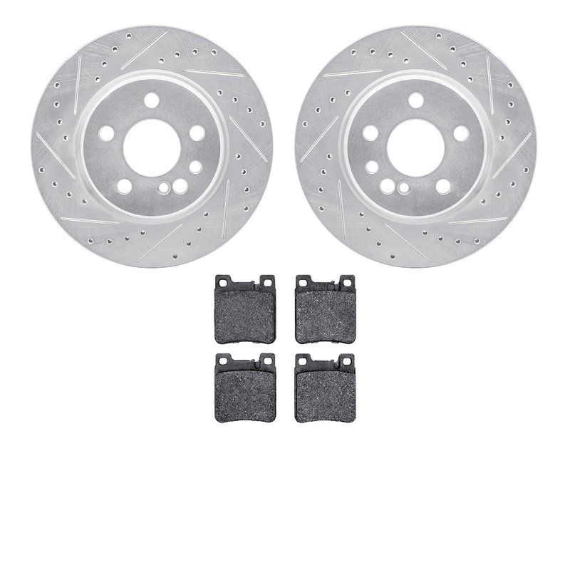 Dynamite Friction 7502-63025 Disc Brake Kit - Rear