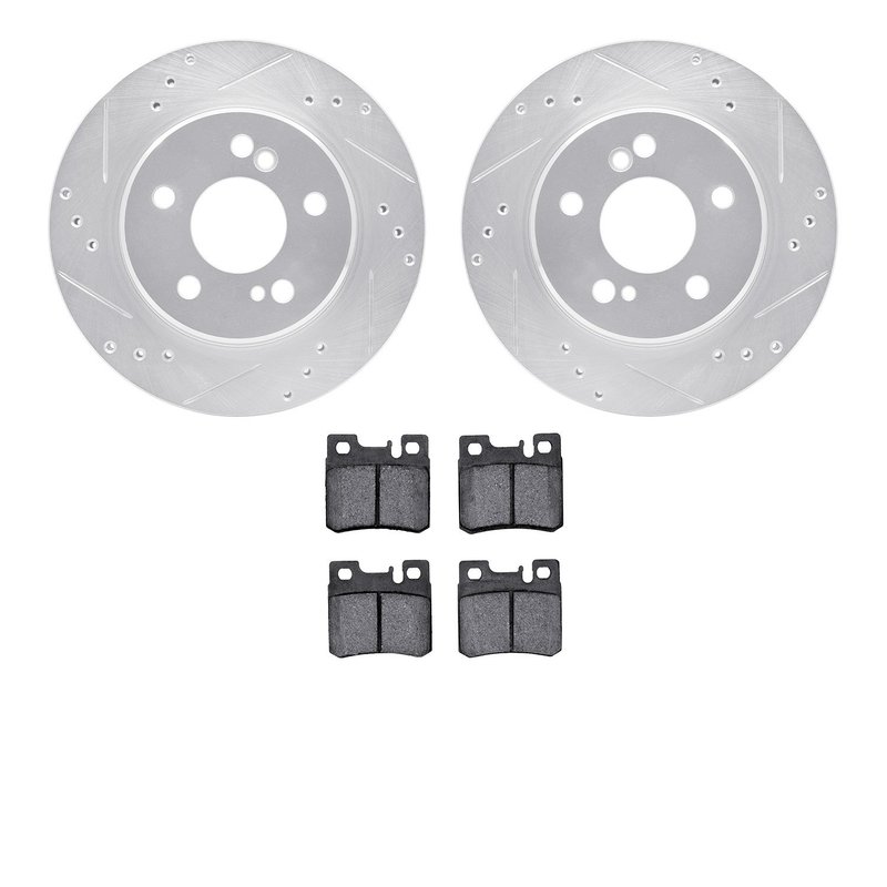 Dynamite Friction 7502-63027 Disc Brake Kit - Rear