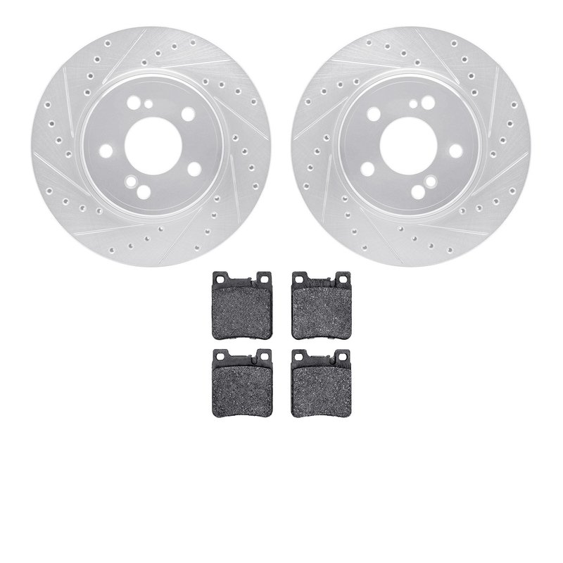 Dynamite Friction 7502-63032 Disc Brake Kit - Rear