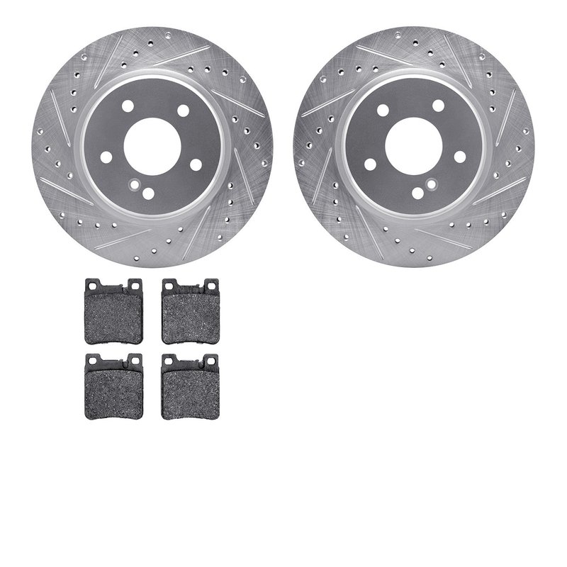 Dynamite Friction 7502-63039 Disc Brake Kit - Rear
