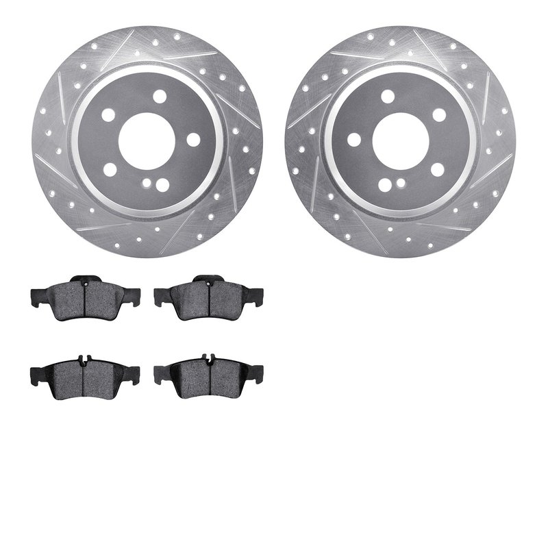 Dynamite Friction 7502-63043 Disc Brake Kit - Rear