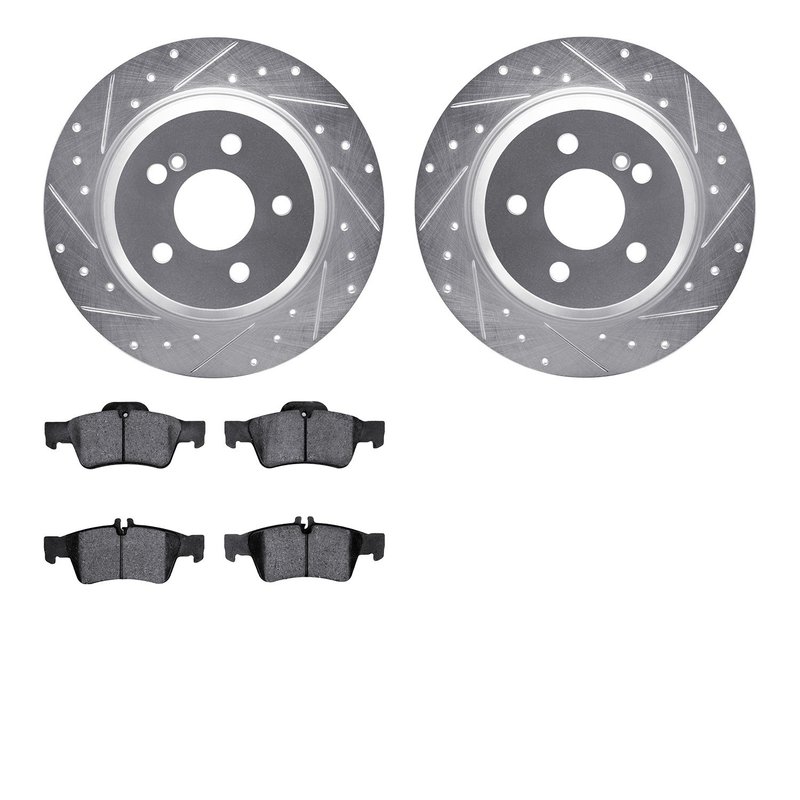 Dynamite Friction 7502-63049 Disc Brake Kit - Rear