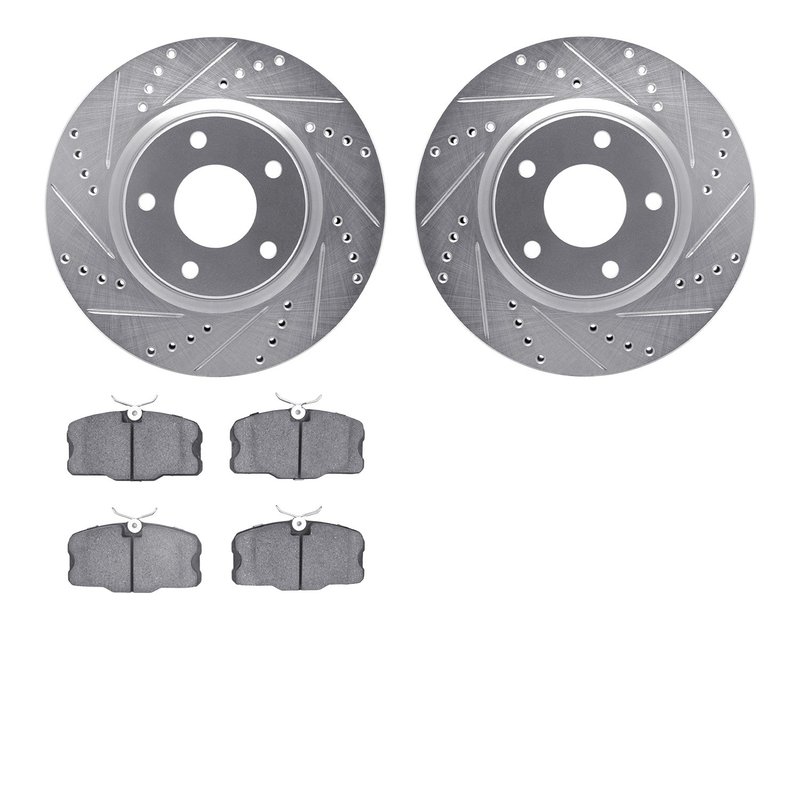Dynamite Friction 7502-63152 Disc Brake Kit - Front