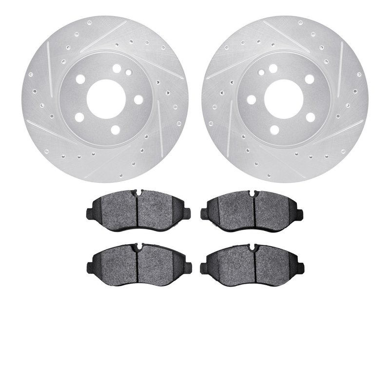 Dynamite Friction 7502-63536 Disc Brake Kit - Front