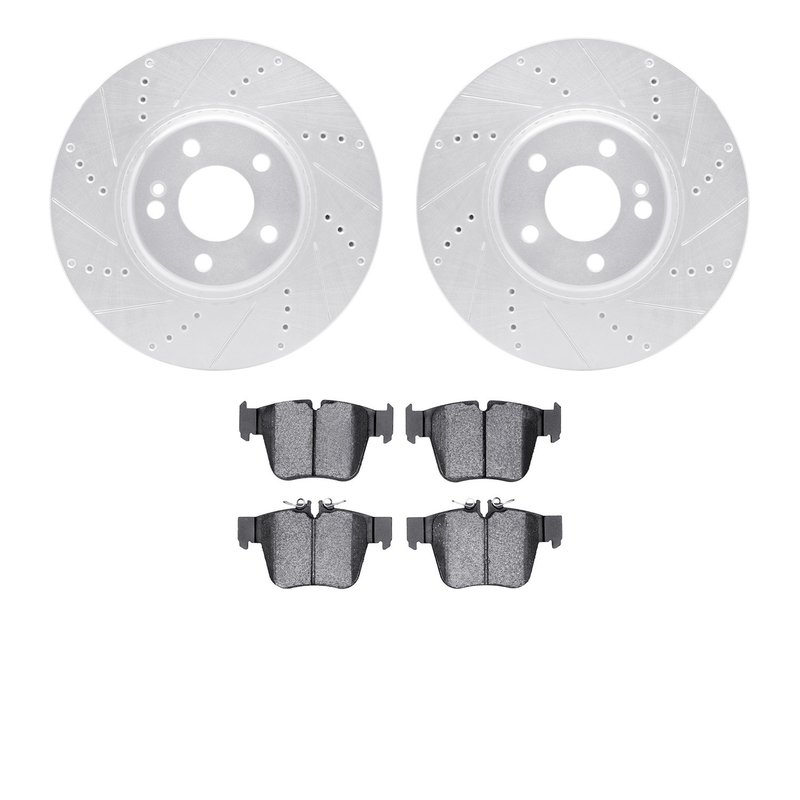 Dynamite Friction 7502-63546 Disc Brake Kit - Rear