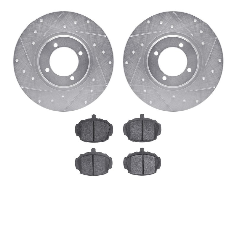 Dynamite Friction 7502-64007 Disc Brake Kit - Front