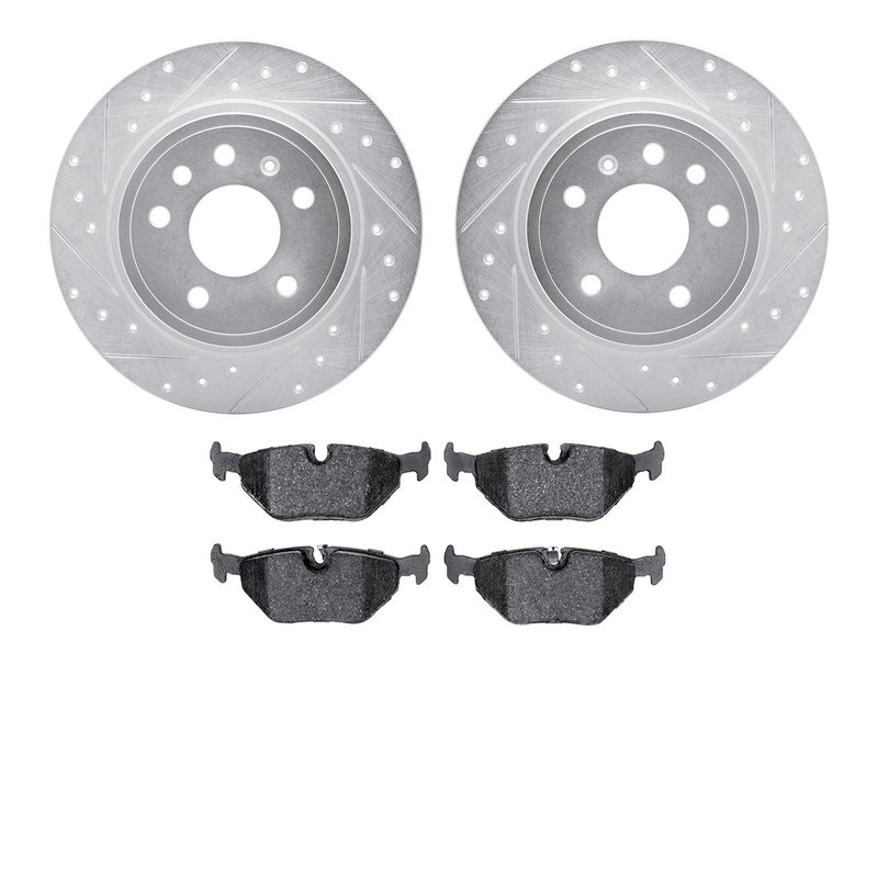 Dynamite Friction 7502-65012 Disc Brake Kit - Rear
